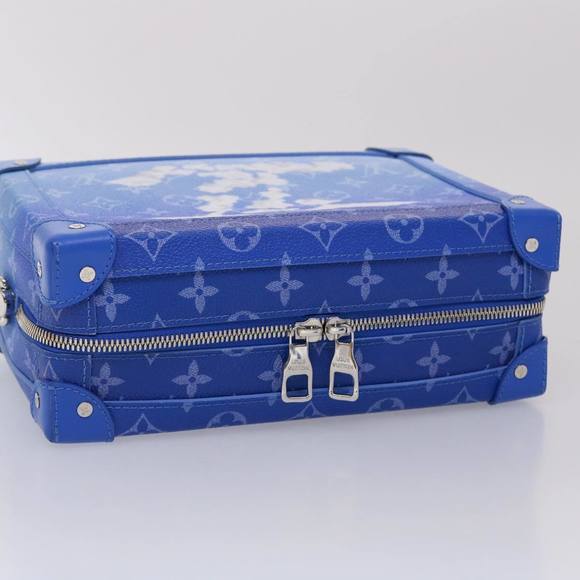 LOUIS VUITTON Monogram Clouds Soft Trunk Shoulder Bag Blue M45430 LV Auth 46350A - Picture 5 of 16